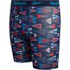 imageReebok Boys Boxer Briefs  3 Pack Athletic Performance Stretch Long Leg Underwear Boxers for Boys with Support Pouch 618Maritime Blue PrintMaritime BlueAtomic Blue