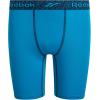 imageReebok Boys Boxer Briefs  3 Pack Athletic Performance Stretch Long Leg Underwear Boxers for Boys with Support Pouch 618Maritime Blue PrintMaritime BlueAtomic Blue