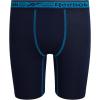 imageReebok Boys Boxer Briefs  3 Pack Athletic Performance Stretch Long Leg Underwear Boxers for Boys with Support Pouch 618Maritime BlueStone GreyAtomic Blue Print
