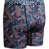 imageReebok Boys Boxer Briefs  3 Pack Athletic Performance Stretch Long Leg Underwear Boxers for Boys with Support Pouch 618PrintMaritime BlueLight Grey