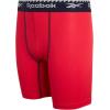 imageReebok Boys Boxer Briefs  3 Pack Athletic Performance Stretch Long Leg Underwear Boxers for Boys with Support Pouch 618RedLight GreyNavy