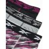 imageReebok Boys Boxer Briefs  3 Pack Performance Stretch Athletic Long Leg Underwear Boxers for Boys with Support Pouch 618Black StripeGreyBlack