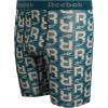 imageReebok Boys Boxer Briefs  3 Pack Performance Stretch Athletic Long Leg Underwear Boxers for Boys with Support Pouch 618Dark Sea PrintBlackDark Sea