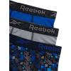 imageReebok Boys Boxer Briefs  3 Pack Performance Stretch Athletic Long Leg Underwear Boxers for Boys with Support Pouch 618Stone GreySurf the WebBlack Print