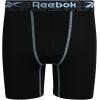 imageReebok Boys Boxer Briefs  4 Pack Performance Stretch Breathable Athletic Underwear Boxers for Boys Sizes 618Black PrintBlueBlackBlue Print