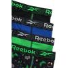 imageReebok Boys Boxer Briefs  4 Pack Performance Stretch Breathable Athletic Underwear Boxers for Boys Sizes 618Black PrintBlueBlackGreen
