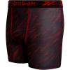 imageReebok Boys Boxer Briefs  4 Pack Performance Stretch Breathable Athletic Underwear Boxers for Boys Sizes 618Black PrintBlueBlackRed