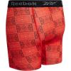 imageReebok Boys Boxer Briefs  4 Pack Performance Stretch Breathable Athletic Underwear Boxers for Boys Sizes 618Black PrintChinese RedTangerine Print