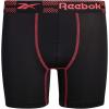 imageReebok Boys Boxer Briefs  4 Pack Performance Stretch Breathable Athletic Underwear Boxers for Boys Sizes 618Black With Contrast