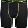 imageReebok Boys Boxer Briefs  4 Pack Performance Stretch Breathable Athletic Underwear Boxers for Boys Sizes 618Black With Contrast