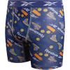 imageReebok Boys Boxer Briefs  4 Pack Performance Stretch Breathable Athletic Underwear Boxers for Boys Sizes 618BlackSkipper BlueMonumentPrint