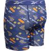 imageReebok Boys Boxer Briefs  4 Pack Performance Stretch Breathable Athletic Underwear Boxers for Boys Sizes 618BlackSkipper BlueMonumentPrint