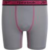 imageReebok Boys Boxer Briefs  4 Pack Performance Stretch Breathable Athletic Underwear Boxers for Boys Sizes 618Blue DepthsBlackStone GreyRasberry Print