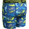 imageReebok Boys Boxer Briefs  4 Pack Performance Stretch Breathable Athletic Underwear Boxers for Boys Sizes 618GreyBlackBright YellowBlue Print