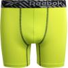imageReebok Boys Boxer Briefs  4 Pack Performance Stretch Breathable Athletic Underwear Boxers for Boys Sizes 618GreyBlackBright YellowBlue Print