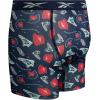 imageReebok Boys Boxer Briefs  4 Pack Performance Stretch Breathable Athletic Underwear Boxers for Boys Sizes 618Maritime BlueLight Grey MelangeDark Sea