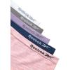 imageReebok Girls Boyshorts Underwear  5 Pack Soft Breathable Panties Boy Shorts Seamless Underwear for Girls Sizes 616NavyMarble PinkSharkskinWhiteViolet