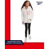 imageReebok Girls Fleece Jacket  Full Zip Sherpa Fleece Hooded Sweatshirt Jacket  Faux Fur Teddy Coat for Girls 716Cream