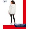 imageReebok Girls Fleece Jacket  Full Zip Sherpa Fleece Hooded Sweatshirt Jacket  Faux Fur Teddy Coat for Girls 716Cream
