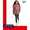 imageReebok Girls Fleece Jacket  Full Zip Sherpa Fleece Hooded Sweatshirt Jacket  Faux Fur Teddy Coat for Girls 716Dusty Rose Pink