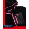 imageReebok Girls Fleece Jacket  Full Zip Sherpa Fleece Hooded Sweatshirt Jacket  Faux Fur Teddy Coat for Girls 716Jet Black