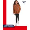 imageReebok Girls Fleece Jacket  Full Zip Sherpa Fleece Hooded Sweatshirt Jacket  Faux Fur Teddy Coat for Girls 716Khaki