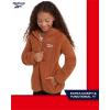 imageReebok Girls Fleece Jacket  Full Zip Sherpa Fleece Hooded Sweatshirt Jacket  Faux Fur Teddy Coat for Girls 716Khaki