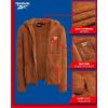 imageReebok Girls Fleece Jacket  Full Zip Sherpa Fleece Hooded Sweatshirt Jacket  Faux Fur Teddy Coat for Girls 716Khaki