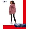 imageReebok Girls Fleece Jacket  Full Zip Sherpa Fleece Hooded Sweatshirt Jacket  Faux Fur Teddy Coat for Girls 716Rose Pink