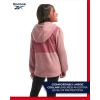 imageReebok Girls Fleece Jacket  Polar Fleece Hoodie Sweatshirt Jacket  Lightweight Coat for Girls 416Dusty Rose Pink