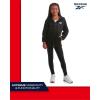 imageReebok Girls Fleece Jacket  Polar Fleece Hoodie Sweatshirt Jacket  Lightweight Coat for Girls 416Jet Black