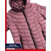 imageReebok Girls Jacket  Hooded Quilted Puffer Parka Coat  Lightweight Coat for Girls 416Dark Dusty Rose