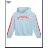 imageReebok Girls Jogger Set  2 Piece Matching Sweat Set with Pullover Hoodies and Athletic Joggers for GirlsCrystal Blue