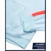 imageReebok Girls Jogger Set  2 Piece Matching Sweat Set with Pullover Hoodies and Athletic Joggers for GirlsCrystal Blue