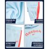 imageReebok Girls Jogger Set  2 Piece Matching Sweat Set with Pullover Hoodies and Athletic Joggers for GirlsCrystal Blue