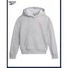 imageReebok Girls Jogger Set  2 Piece Matching Sweat Set with Pullover Hoodies and Athletic Joggers for GirlsHeather Grey