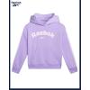 imageReebok Girls Jogger Set  2 Piece Matching Sweat Set with Pullover Hoodies and Athletic Joggers for GirlsLavender