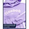 imageReebok Girls Jogger Set  2 Piece Matching Sweat Set with Pullover Hoodies and Athletic Joggers for GirlsLavender