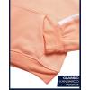 imageReebok Girls Jogger Set  2 Piece Matching Sweat Set with Pullover Hoodies and Athletic Joggers for GirlsPeach