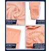 imageReebok Girls Jogger Set  2 Piece Matching Sweat Set with Pullover Hoodies and Athletic Joggers for GirlsPeach