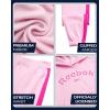 imageReebok Girls Jogger Set  2 Piece Matching Sweat Set with Pullover Hoodies and Athletic Joggers for GirlsPink