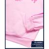 imageReebok Girls Jogger Set  2 Piece Matching Sweat Set with Pullover Hoodies and Athletic Joggers for GirlsPink