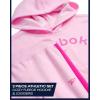 imageReebok Girls Jogger Set  2 Piece Matching Sweat Set with Pullover Hoodies and Athletic Joggers for GirlsPink