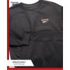 imageReebok Girls Pants Set  2 Piece Lightweight Long Sleeve Shirt and Girls Leggings Outfit  Breathable Athletic OutfitsDark Grey Heather