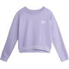 imageReebok Girls Pants Set  2 Piece Lightweight Long Sleeve Shirt and Girls Leggings Outfit  Breathable Athletic OutfitsLavender 2