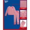 imageReebok Girls Pants Set  2 Piece Lightweight Long Sleeve Shirt and Girls Leggings Outfit  Breathable Athletic OutfitsMauve 2