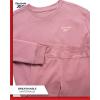 imageReebok Girls Pants Set  2 Piece Lightweight Long Sleeve Shirt and Girls Leggings Outfit  Breathable Athletic OutfitsMauve 2