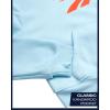 imageReebok Girls Sweat Suit Set  3 Piece Matching Set with Short Sleeve Graphic Tee Sweatpants and Hoodies for Teen GirlsCrystal Blue