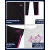 imageReebok Girls Sweat Suit Set  3 Piece Matching Set with Short Sleeve Graphic Tee Sweatpants and Hoodies for Teen GirlsPremium Black