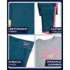 imageReebok Girls Sweat Suit Set  3 Piece Matching Set with Short Sleeve Graphic Tee Sweatpants and Hoodies for Teen GirlsTeal Blue